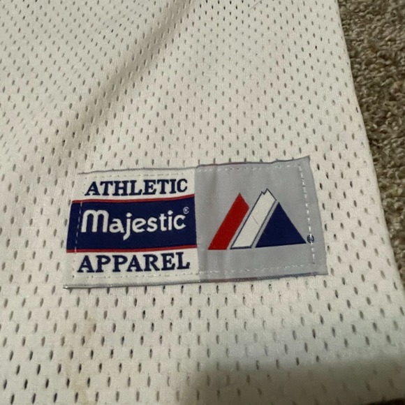 Majestic Athletic Subway Series Baseball Jersey White Men's Size L - Picture 3 of 7